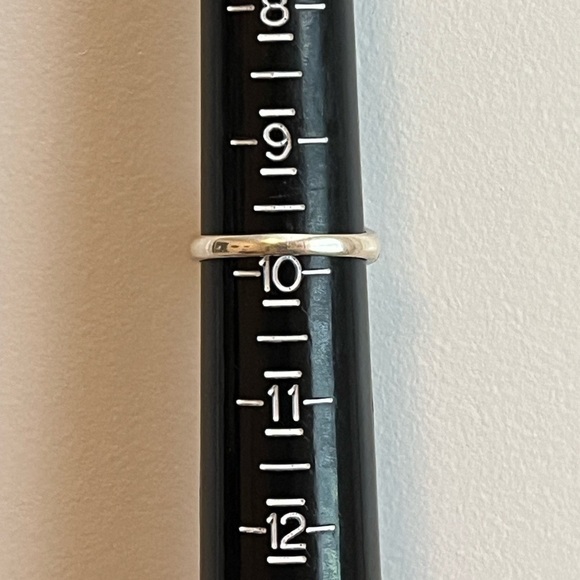 SOLID 925 STERLING SILVER ROSE QUARTZ GEMSTONE RING SIZE 9.75 - Picture 6 of 7